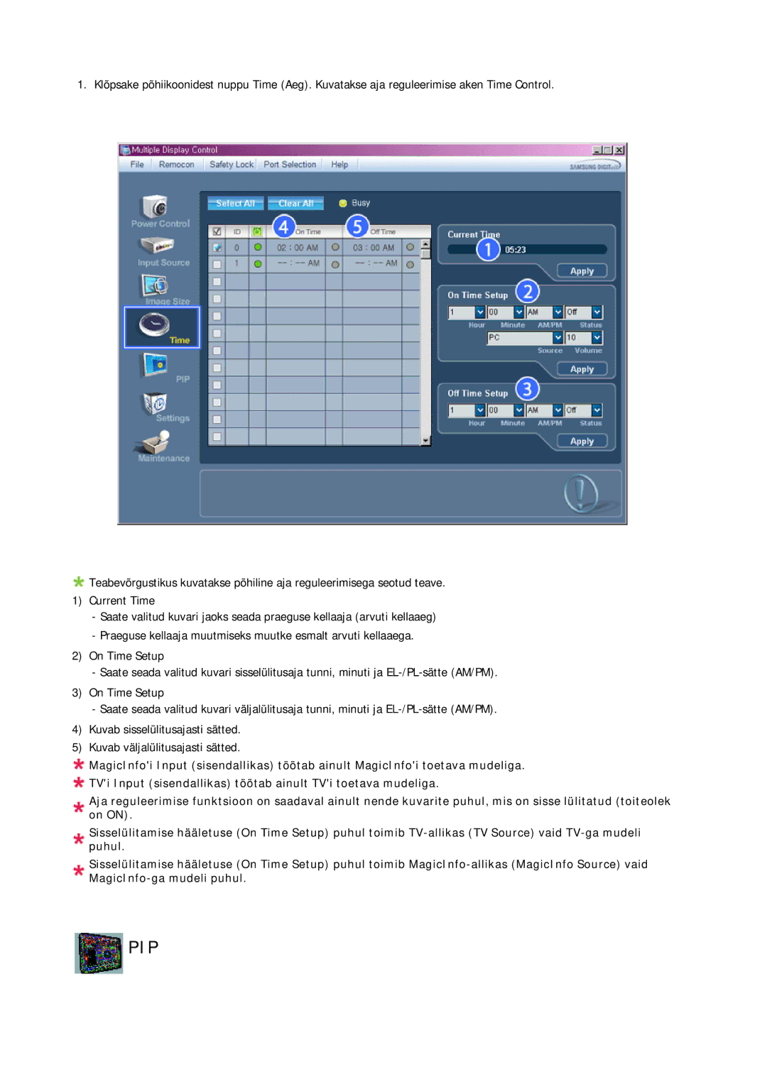 Samsung LH65TCQMBC/EN manual Pip 