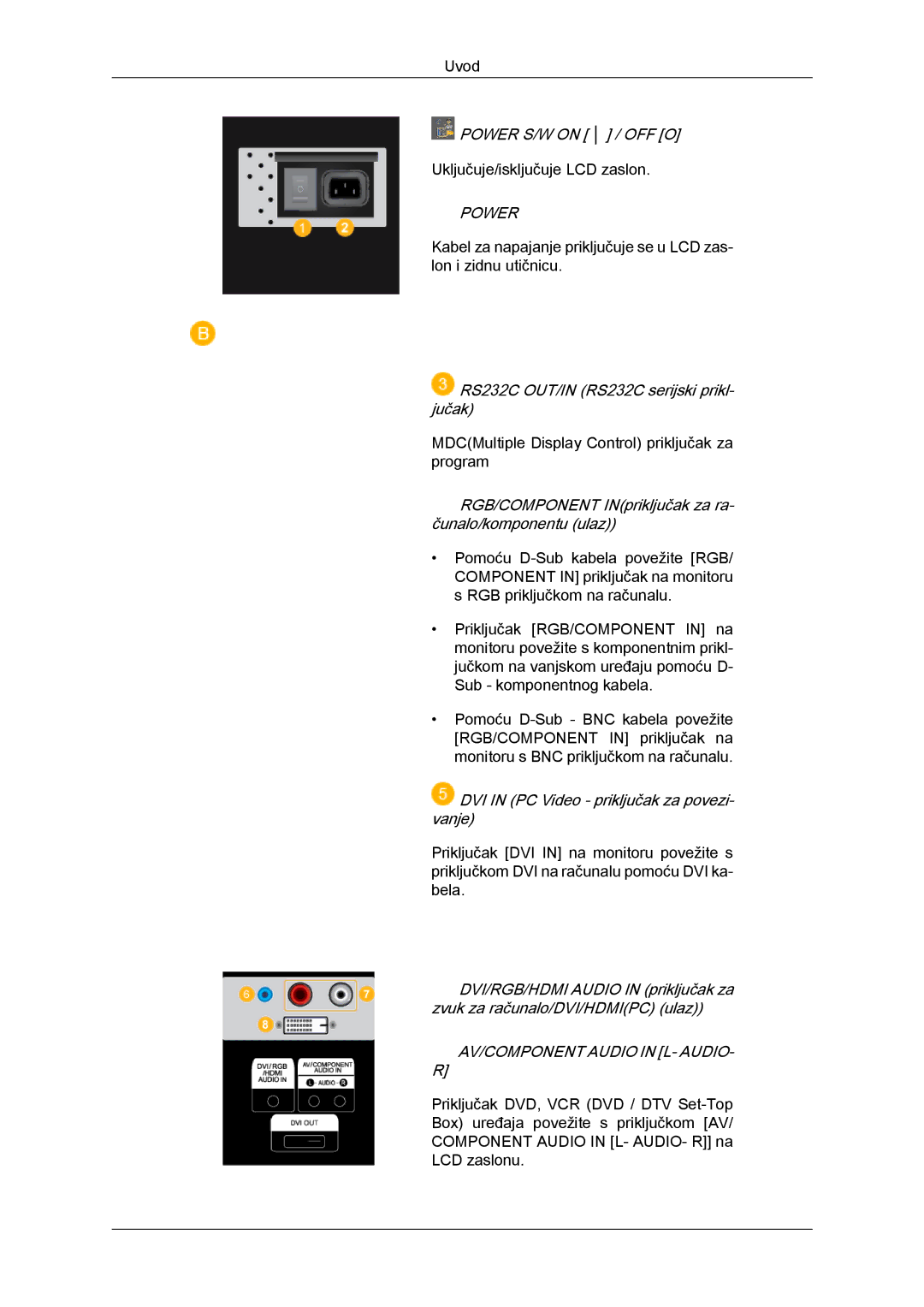 Samsung LH65TCQMBC/EN manual Power 