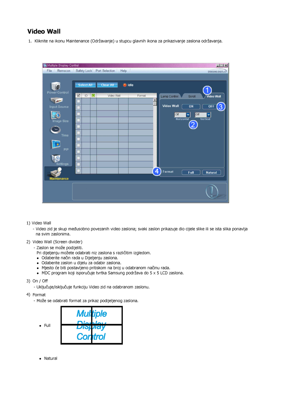 Samsung LH65TCQMBC/EN manual Video Wall 