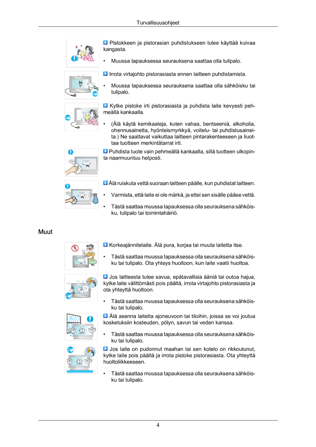 Samsung LH70BVPLBF/EN, LH70BVTLBF/EN manual Muut 