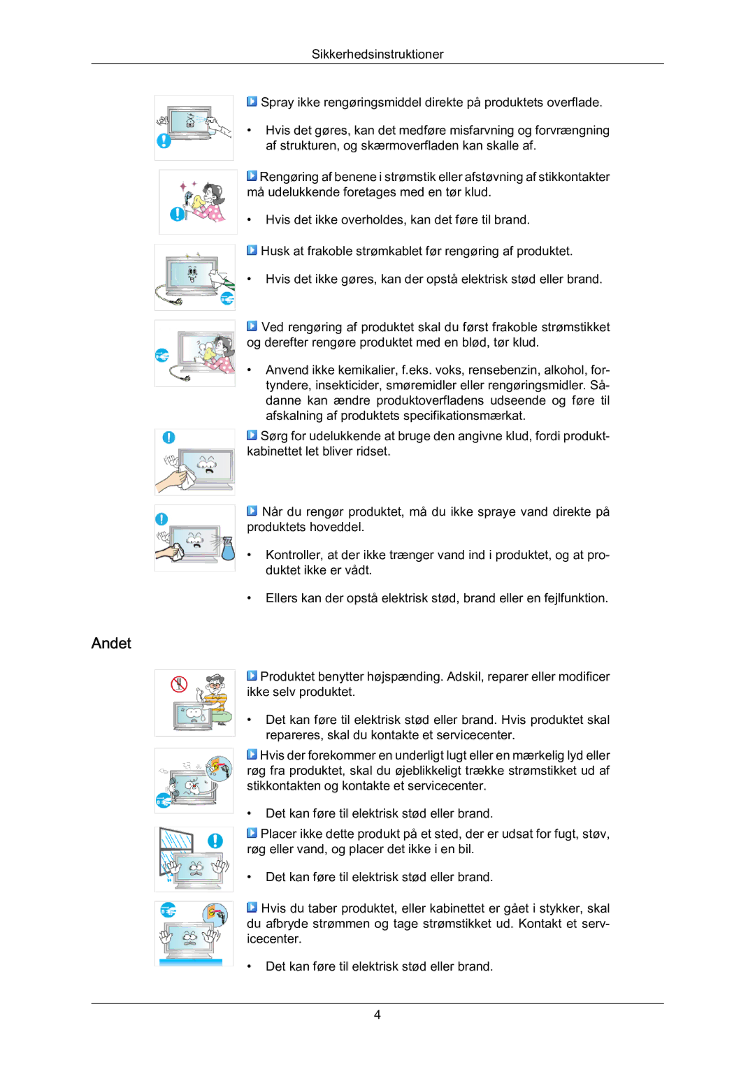 Samsung LH70BVPLBF/EN, LH70BVTLBF/EN manual Andet 