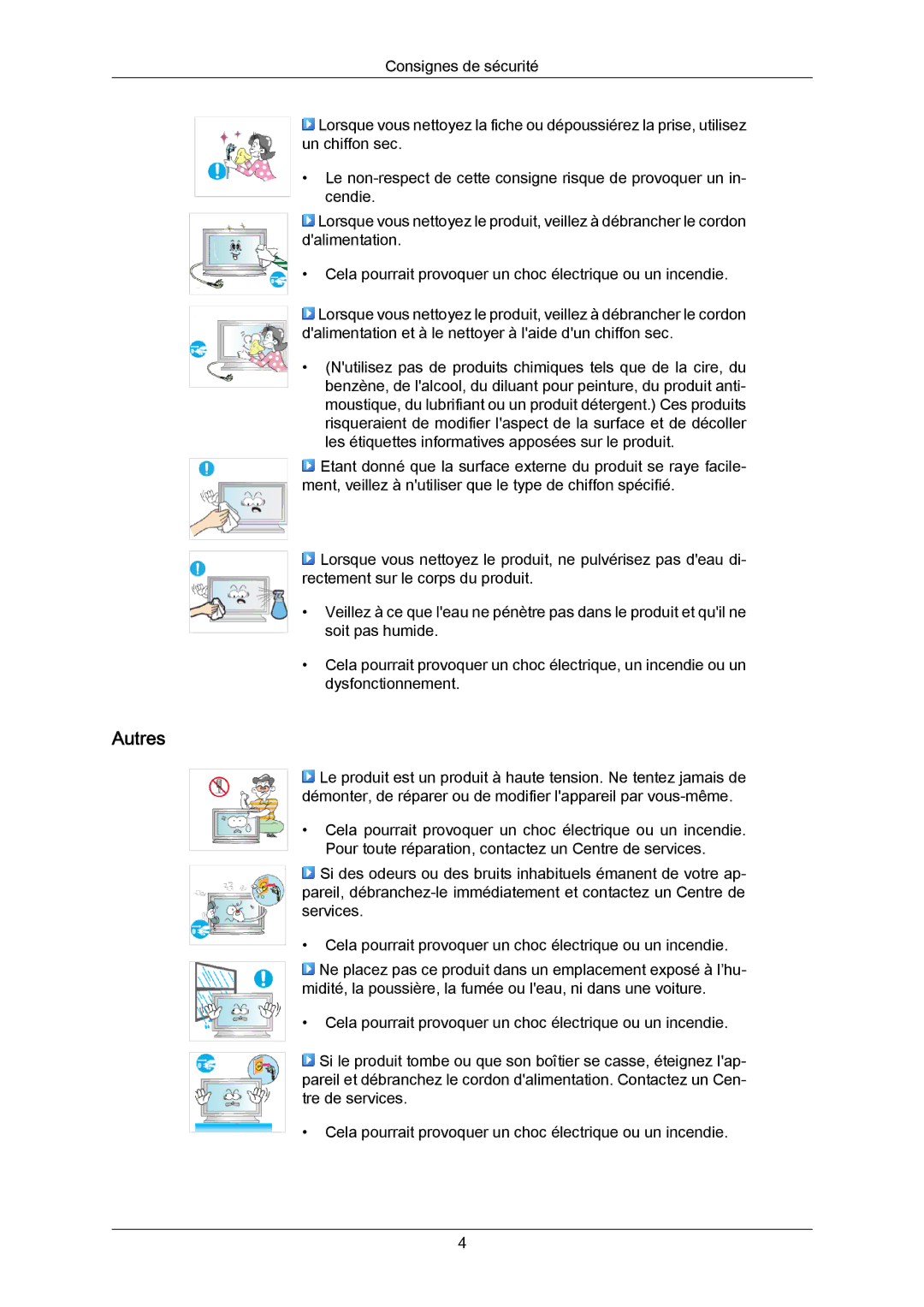 Samsung LH70BVPLBF/EN, LH70BVTLBF/EN, LH70BVSLBF/EN manual Autres 