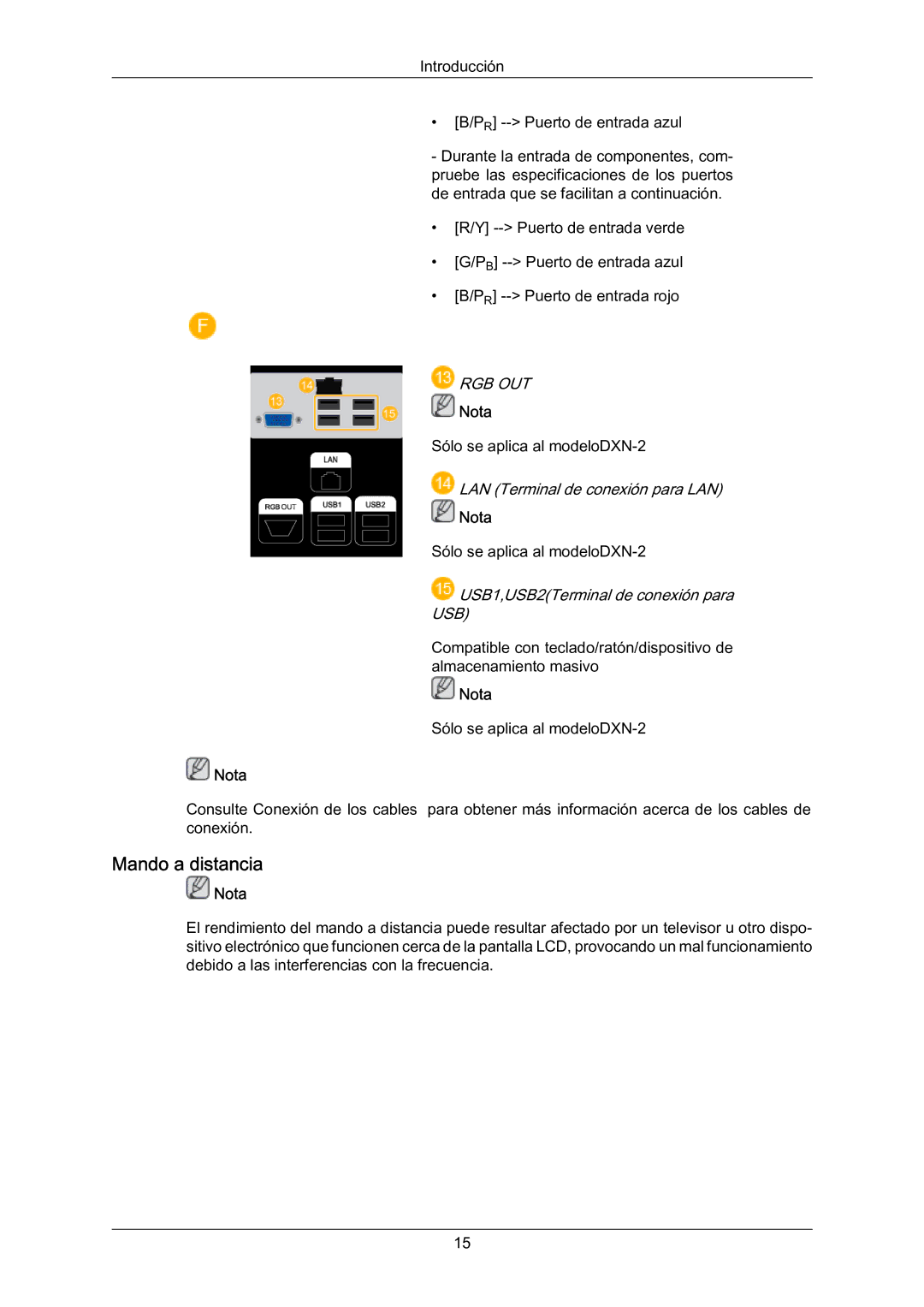 Samsung LH70BVSLBF/EN, LH70BVTLBF/EN, LH70BVPLBF/EN manual Mando a distancia 