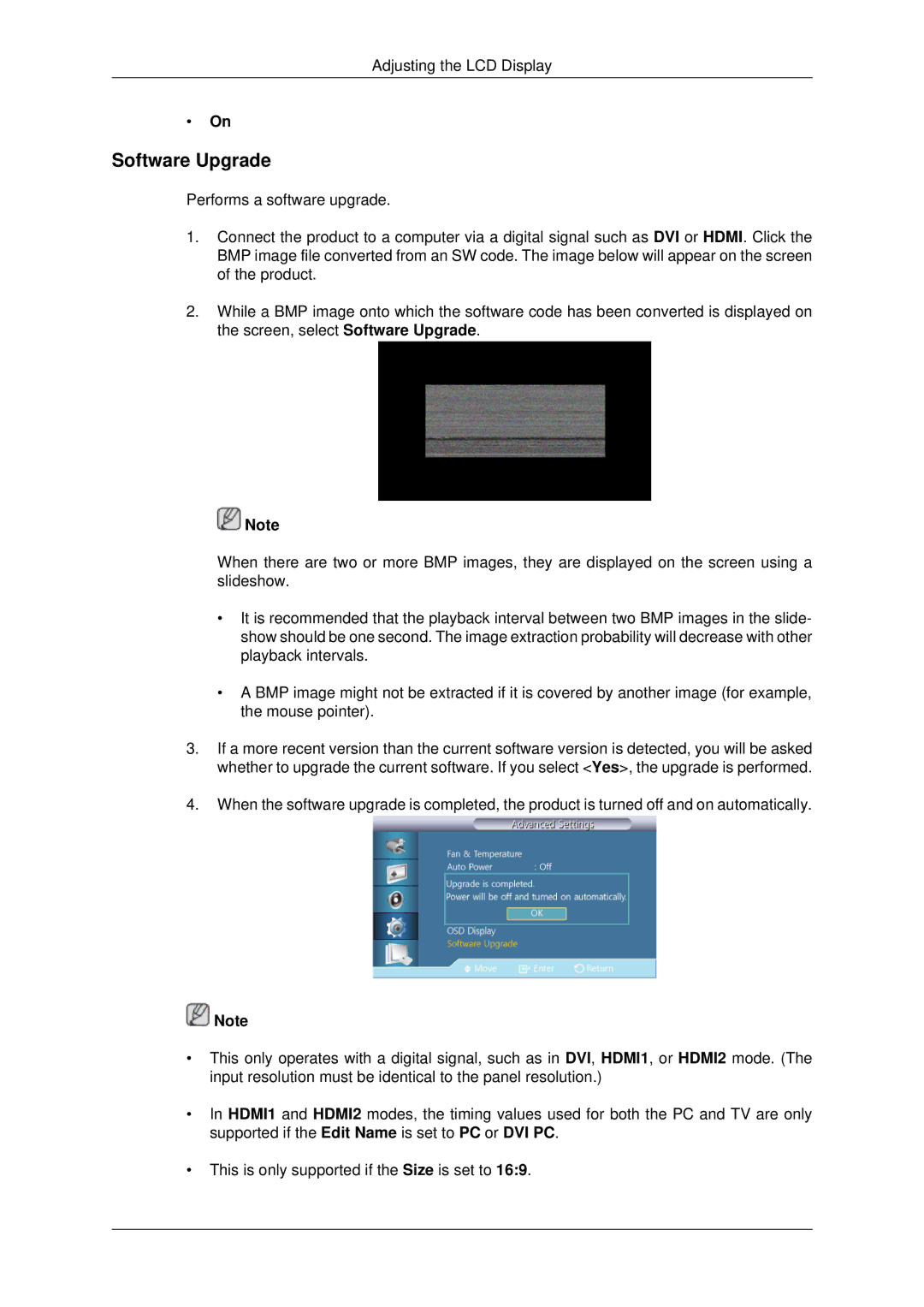 Samsung LH70CSBPLBC/EN, LH70CSBPLBC/XJ manual Software Upgrade 