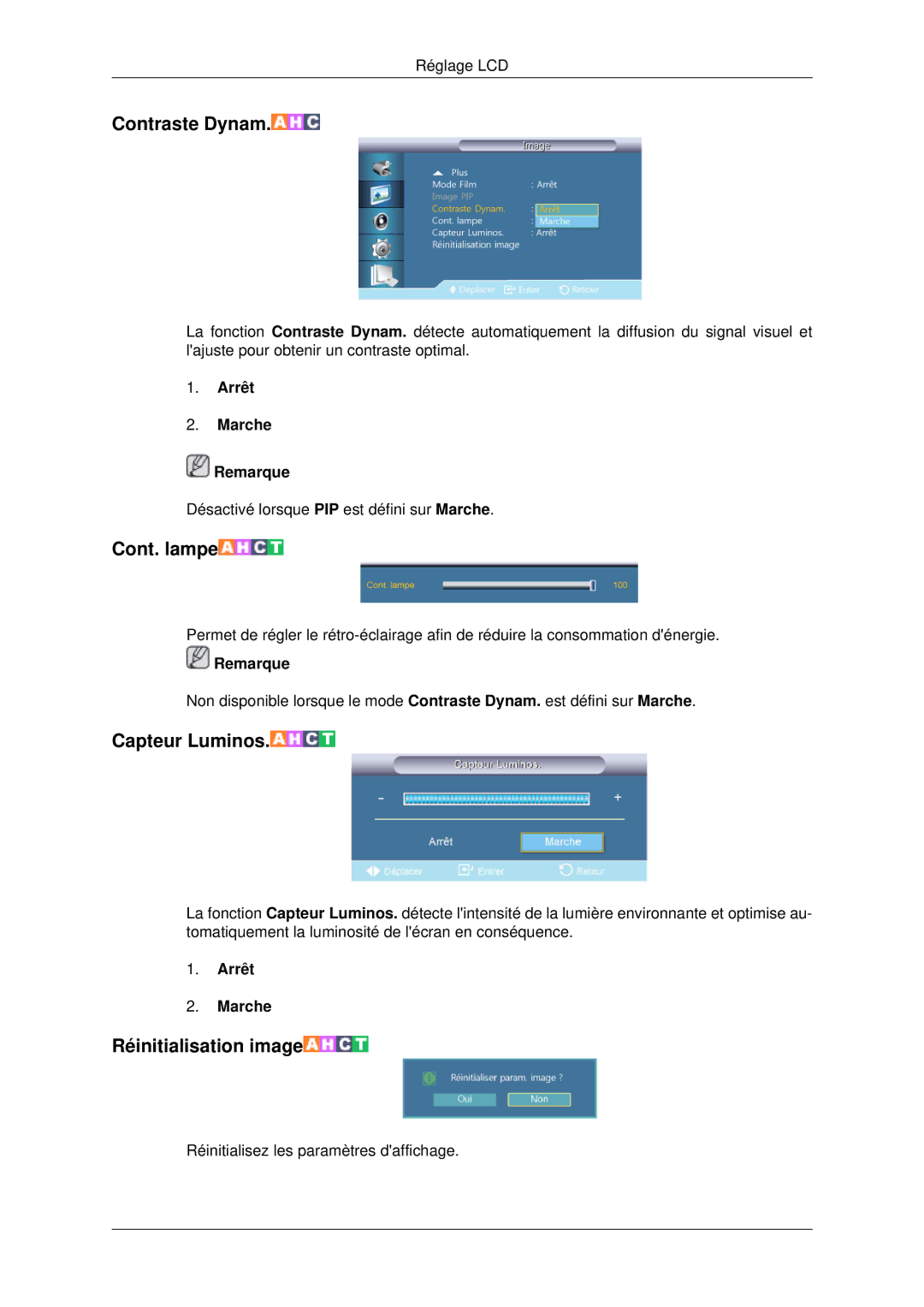 Samsung LH70CSBPLBC/EN manual Contraste Dynam 