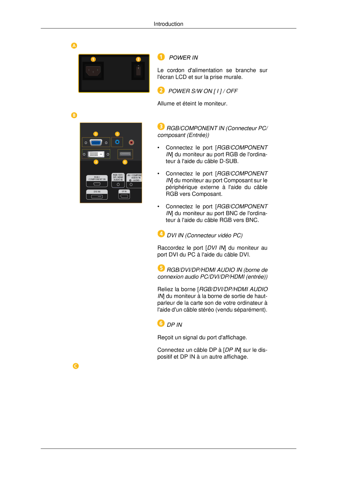 Samsung LH70CSBPLBC/EN manual Power 