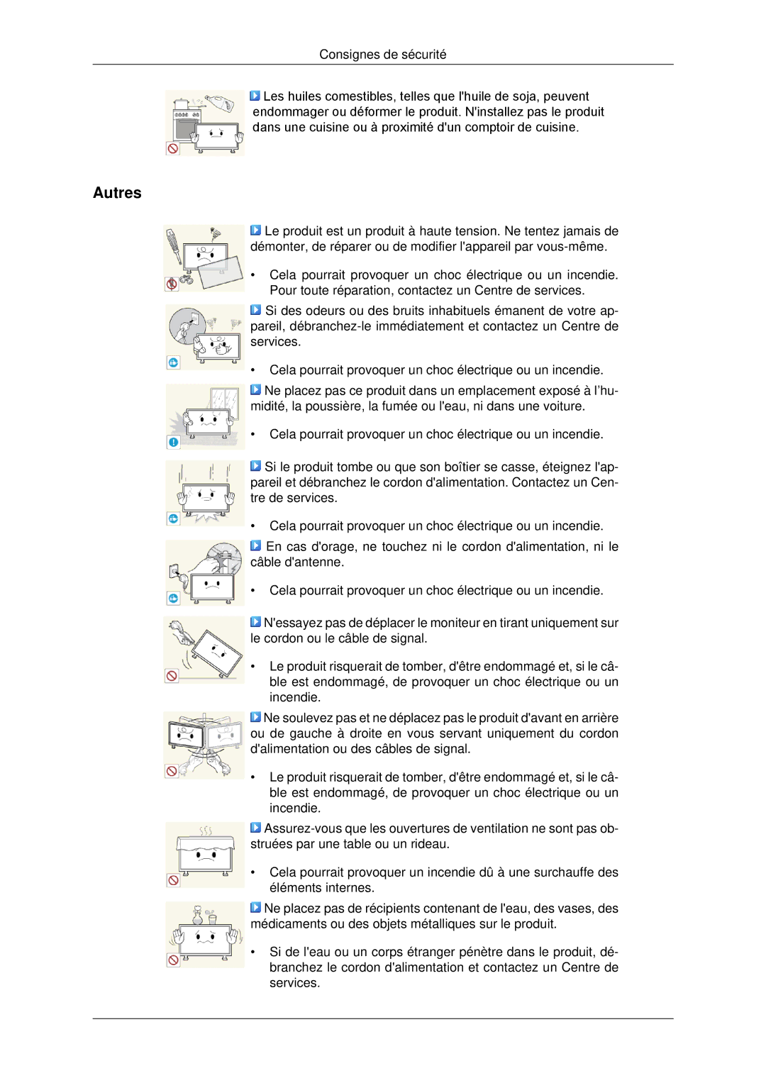 Samsung LH70CSBPLBC/EN manual Autres 