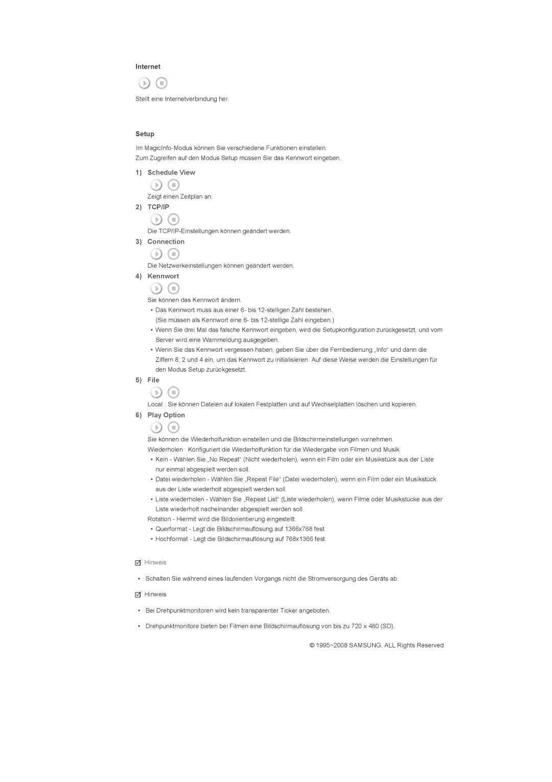 Samsung LH82TCTMBC/EN, LH70TCTMBC/EN manual Tcp/Ip 