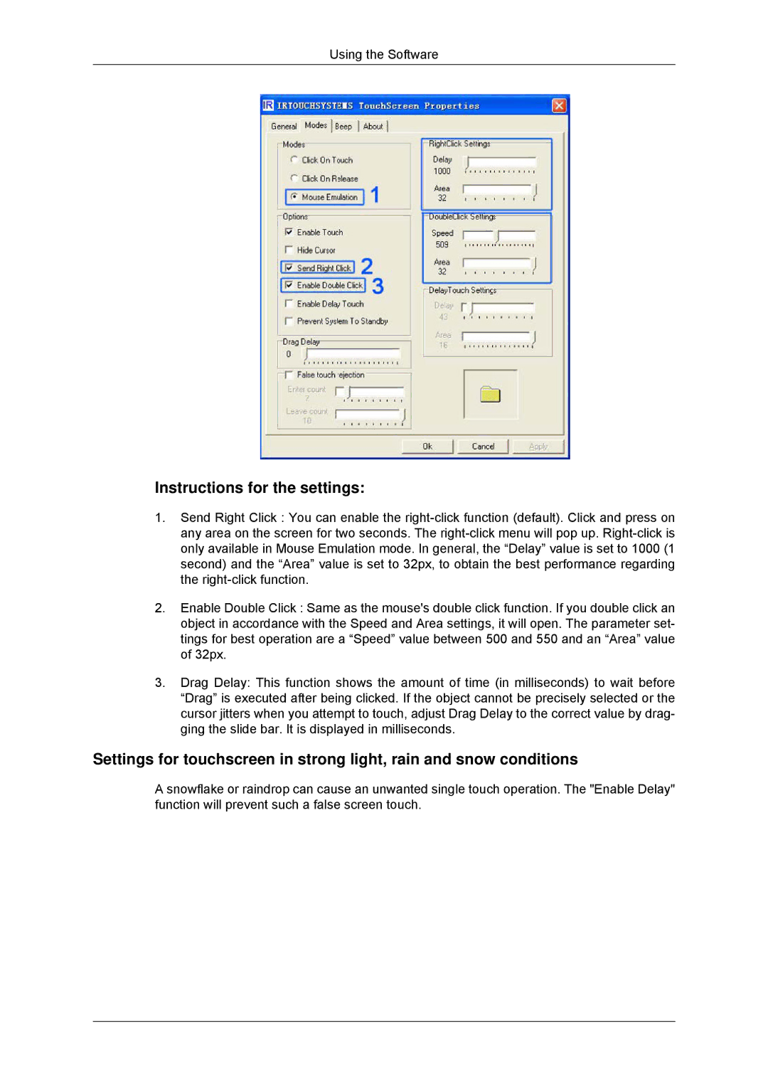 Samsung LH82TCUMBG/EN, LH70TCUMBG/EN, LH70TCSMBG/EN, LH70TCUMBG/XJ, LH70TCSMBG/XJ manual Instructions for the settings 