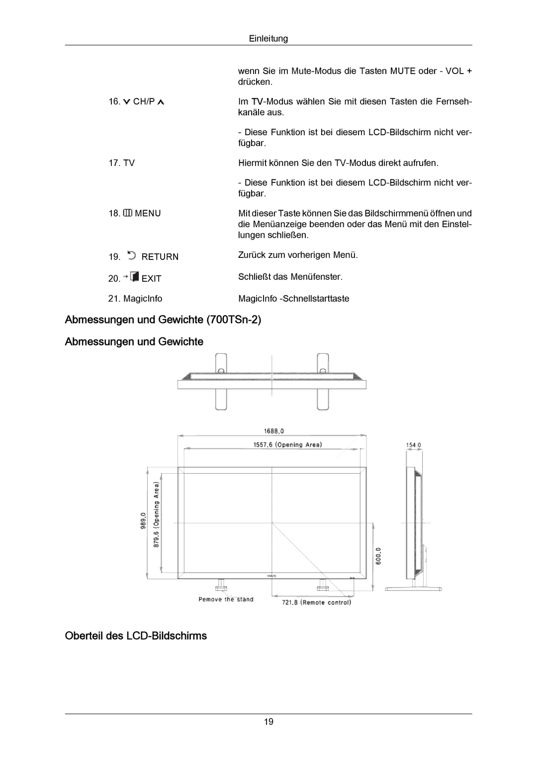 Samsung LH82TCUMBG/EN, LH70TCUMBG/EN manual Ch/P 