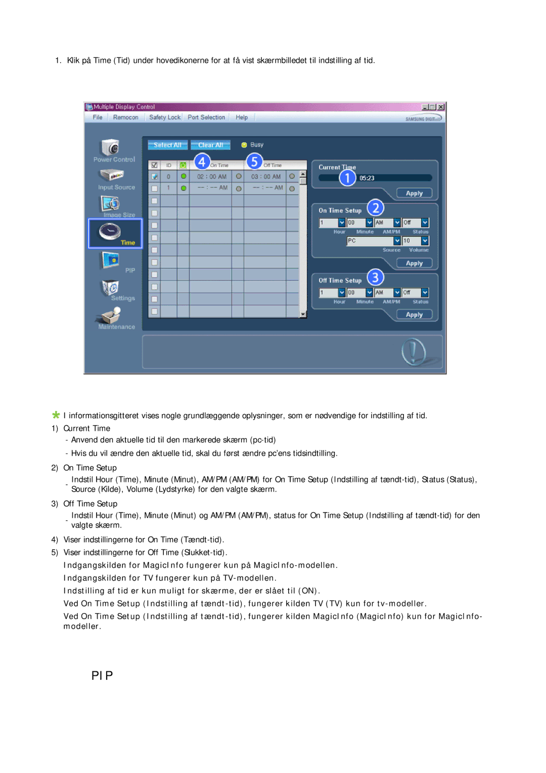 Samsung LH70TCUMBG/EN manual Pip 