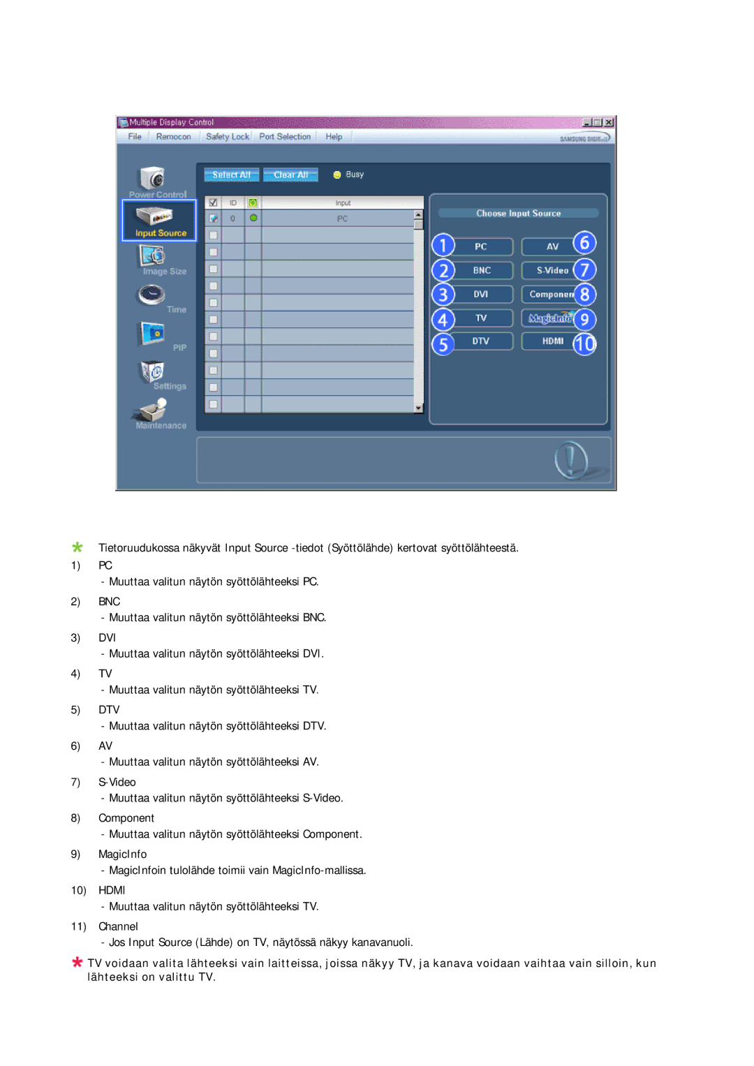 Samsung LH70TCUMBG/EN manual 