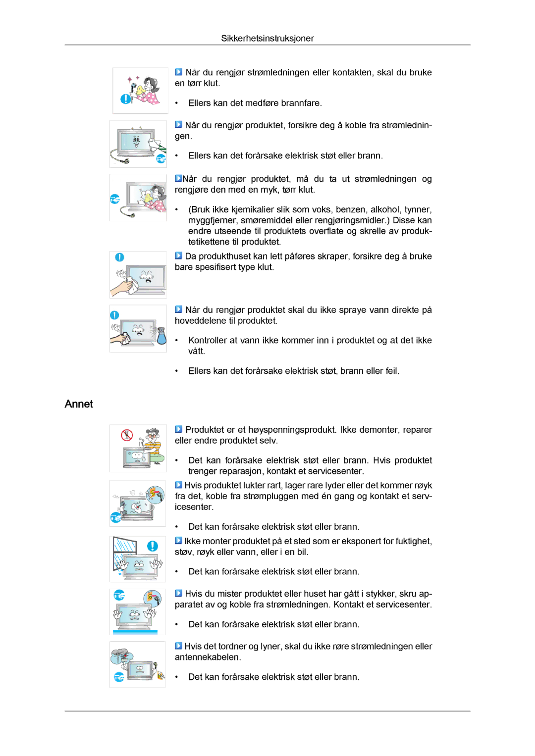 Samsung LH70TCUMBG/EN manual Annet 