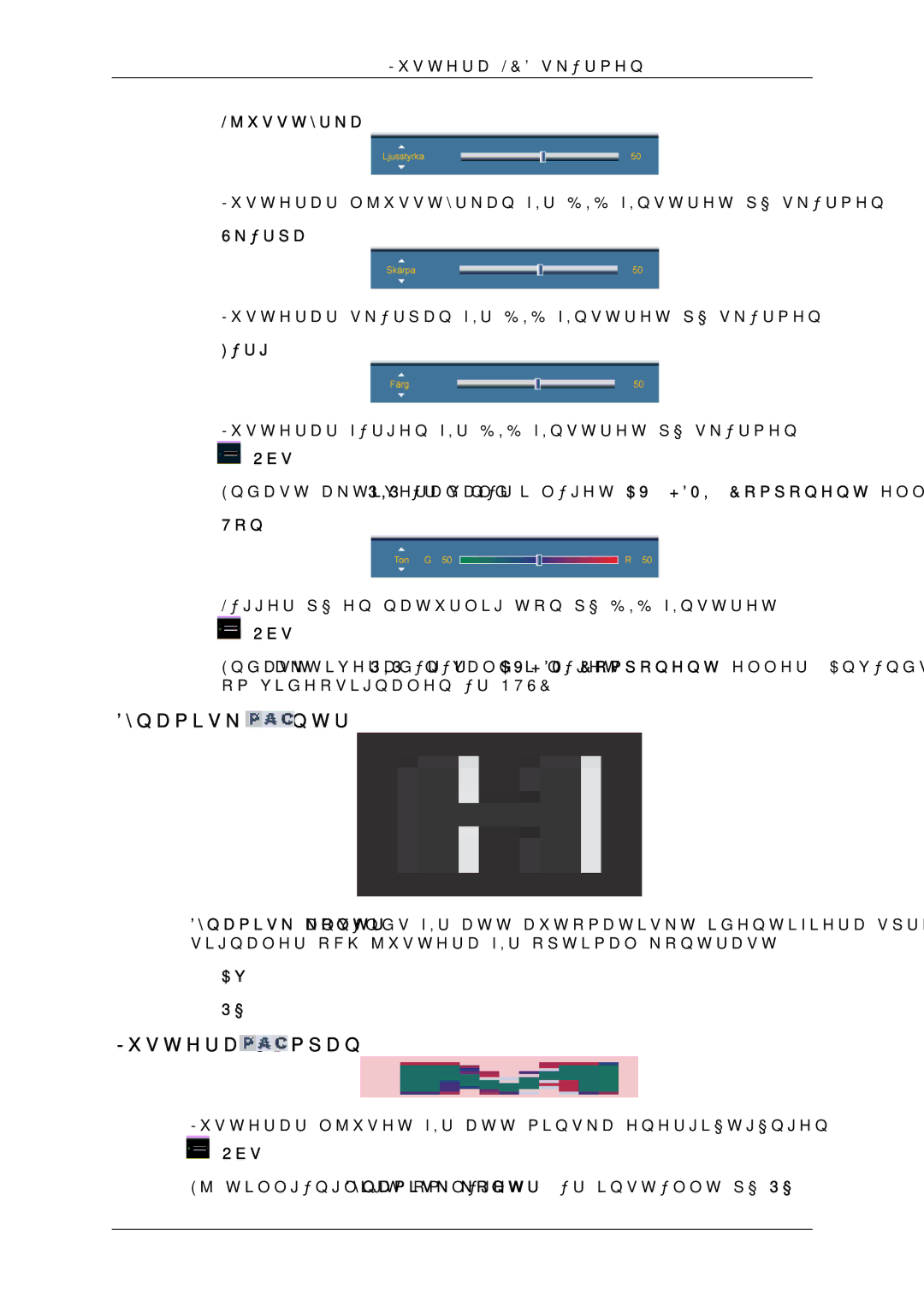 Samsung LH70TCUMBG/EN manual Dynamisk kontr 