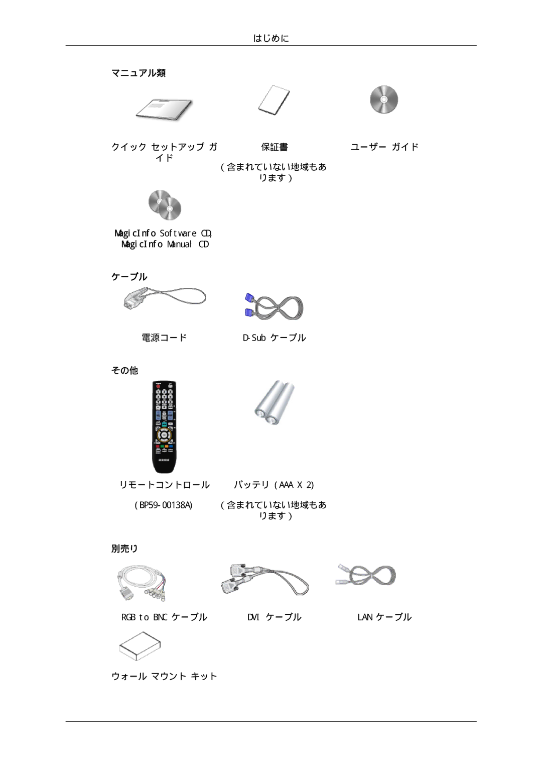 Samsung LH70TCSMBG/XJ, LH70TCUMBG/XJ manual マニュアル類 