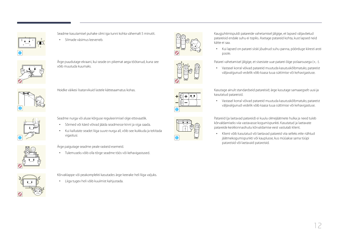 Samsung LH75EDCPLBC/EN, LH65EDCPLBC/EN, LH65EDCPRBC/EN manual 