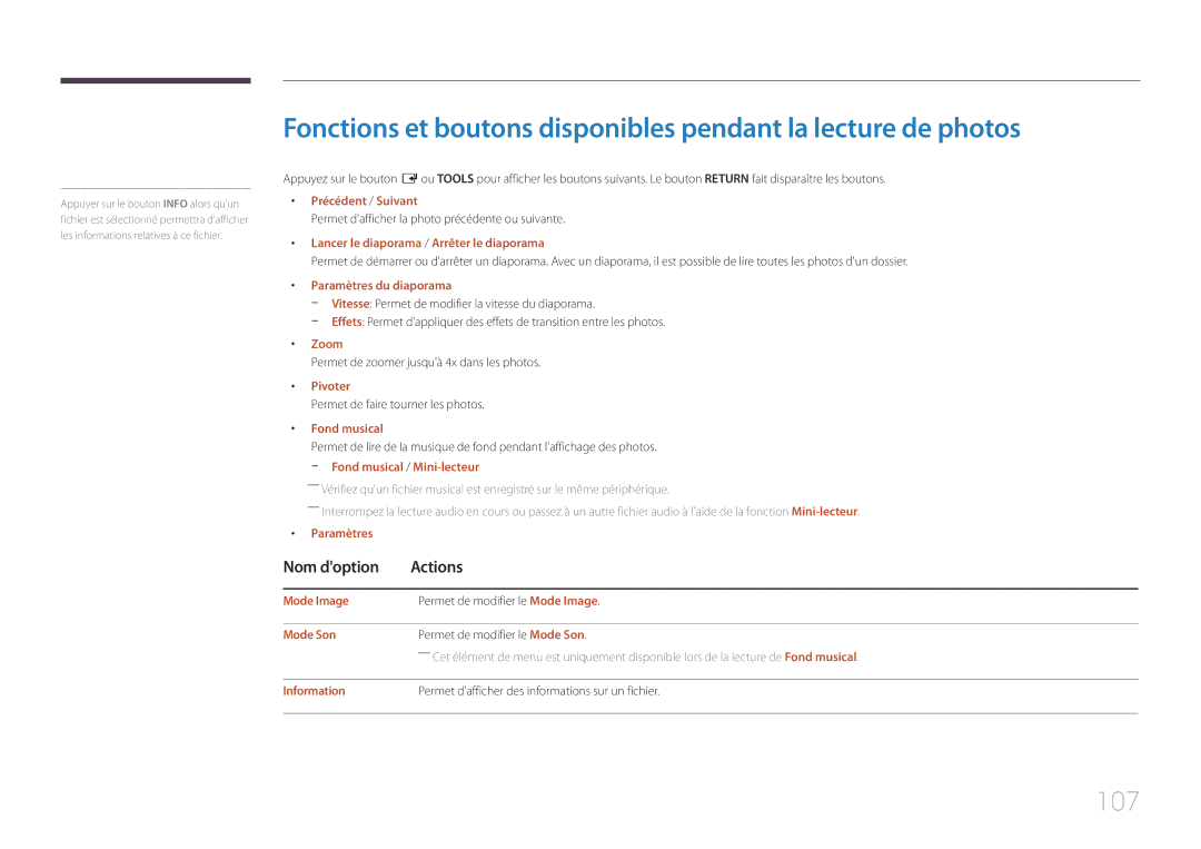 Samsung LH55DCEPLGC/EN, LH75EDEPLGC/EN, LH40DCEPLGC/EN, LH48DCEPLGC/EN, LH55DCEMLGC/EN, LH65EDEPLGC/EN, LH40DCEMLGC/EN manual 107 