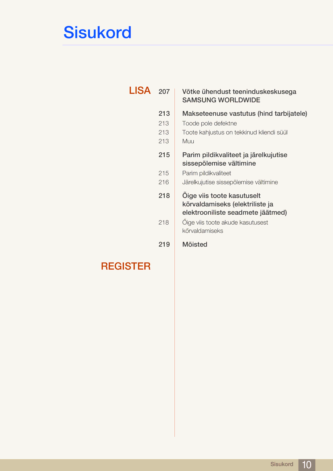 Samsung LH75MEBPLGC/EN manual Register 