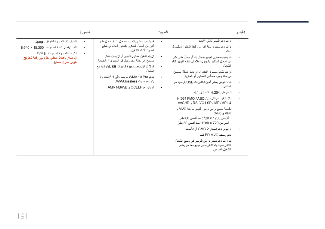 Samsung LH75MECPLGC/NG 191, اريثأتً 8 ةموعدملا ةروصلا تاريثأت, جنرطش ةعقر ,ينوزلح ,يفخم ,2تهاب ,1تهاب حسم ,جردمّ ,يلوط 