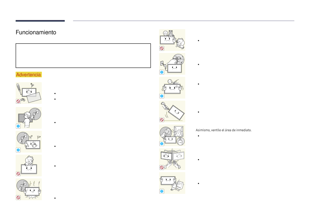 Samsung LH75OHFPLBC/EN manual Funcionamiento, Importante 