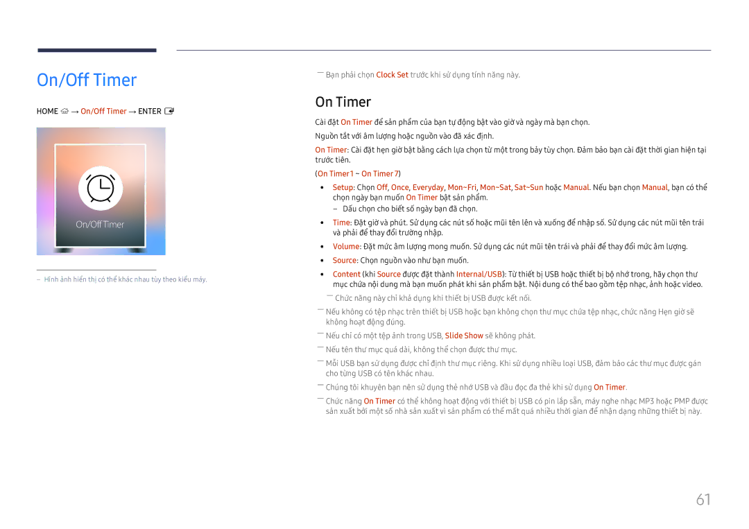 Samsung LH75OHFPLBC/XY manual On Timer, Home → On/Off Timer → Enter E 