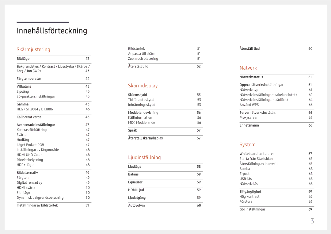 Samsung LH65QBHRTBC/EN, LH75QBHRTBC/EN manual Ljudinställning 