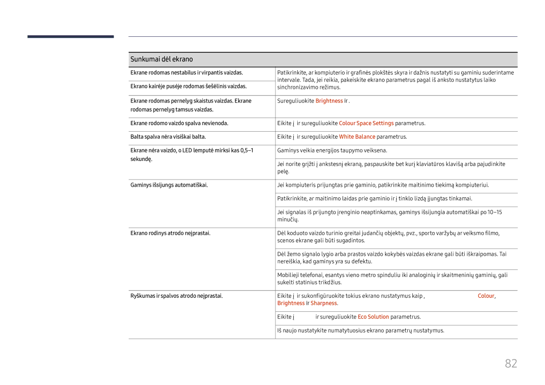 Samsung LH75QBHRTBC/EN, LH65QBHRTBC/EN manual Brightness ir Sharpness 