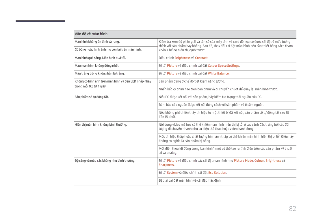 Samsung LH75QBHRTBC/XV manual Điều chinh Brightness và Contrast, Sharpness 