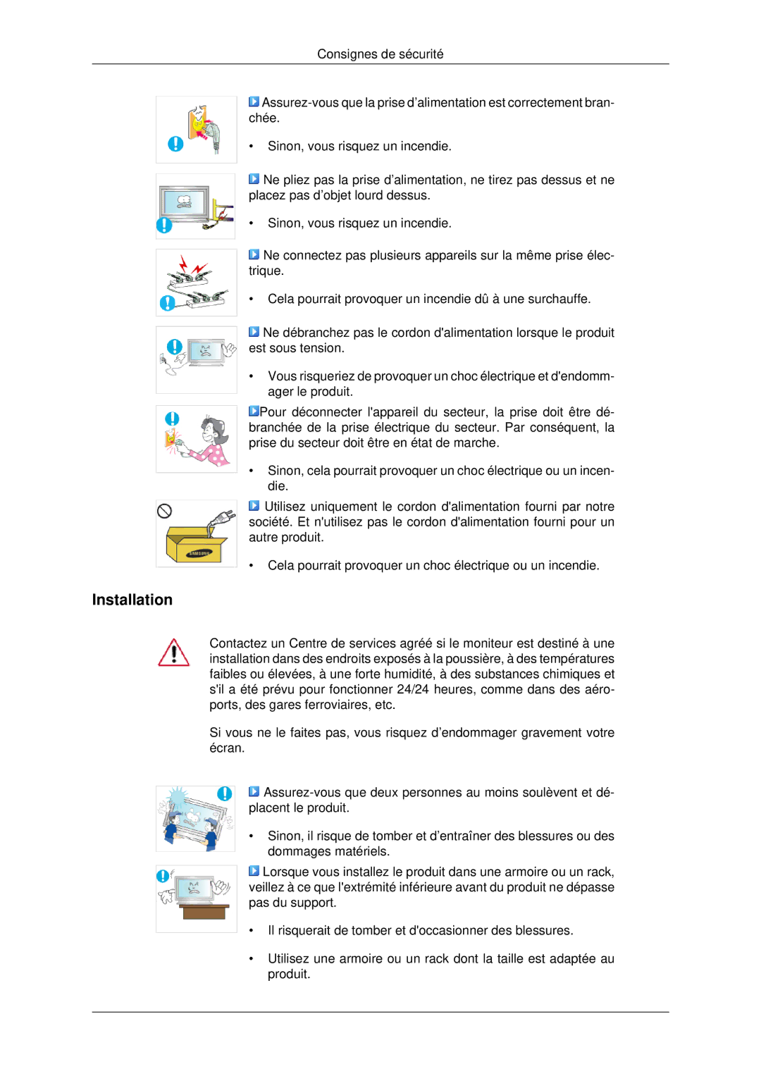 Samsung LH82BVSLBF/EN, LH82BVTLBF/EN manual Installation 