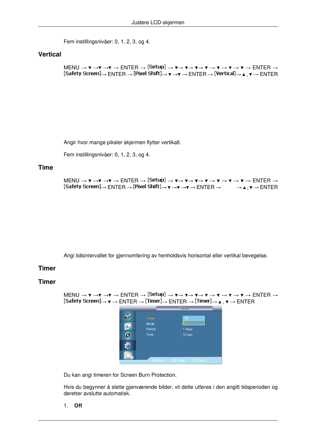 Samsung LH82BVSLBF/EN, LH82BVTLBF/EN manual Timer 