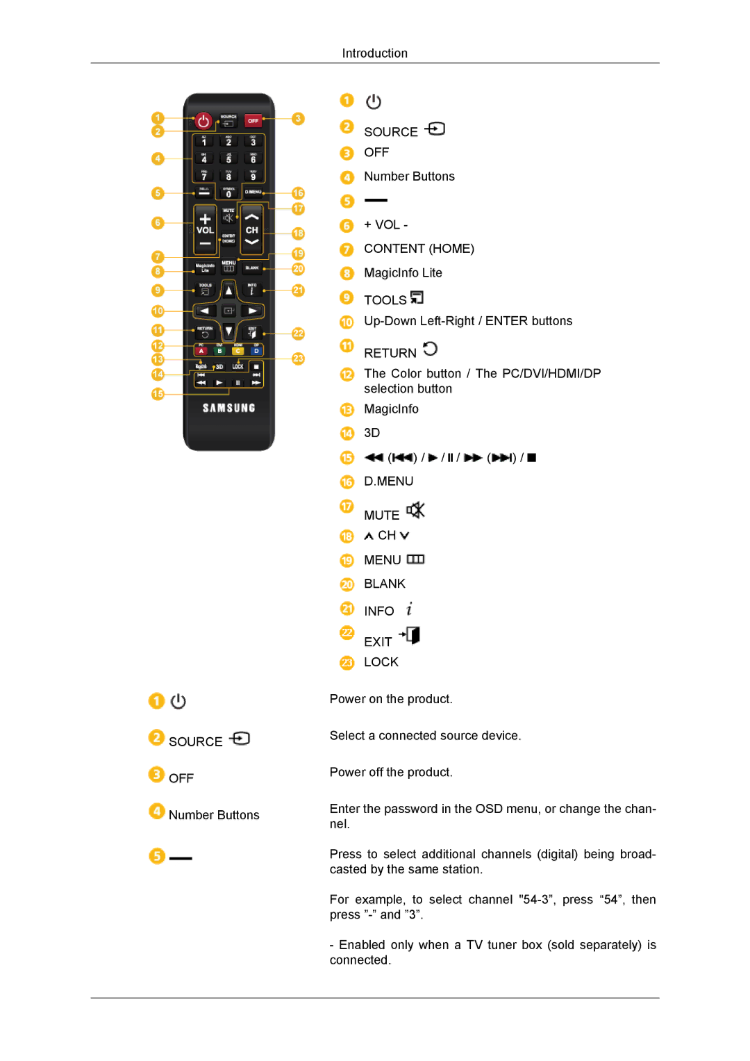 Samsung LH82CSBPLBC/EN, LH70CSBPLBC/EN manual Source OFF 