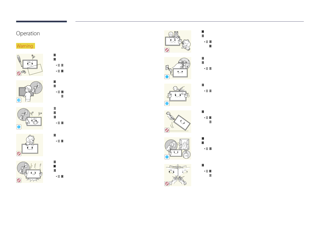 Samsung LH82DMDPLBC/EN, LH82DMDPLBC/NG, LH82DMDPLBC/CH manual Operation 