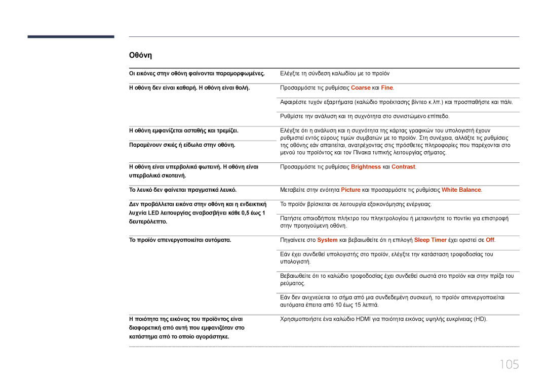 Samsung LH85QMDRTBC/EN, LH85QMDPLGC/EN manual 105 