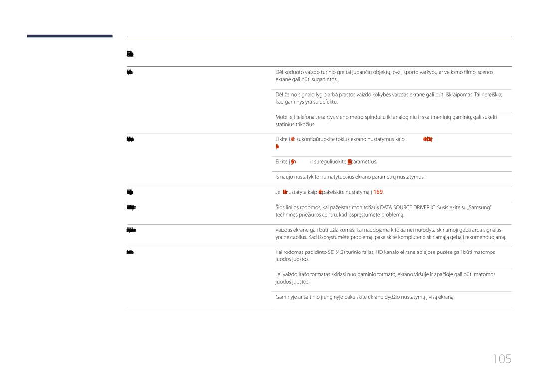 Samsung LH85QMDPLGC/EN manual 105, Sharpness 