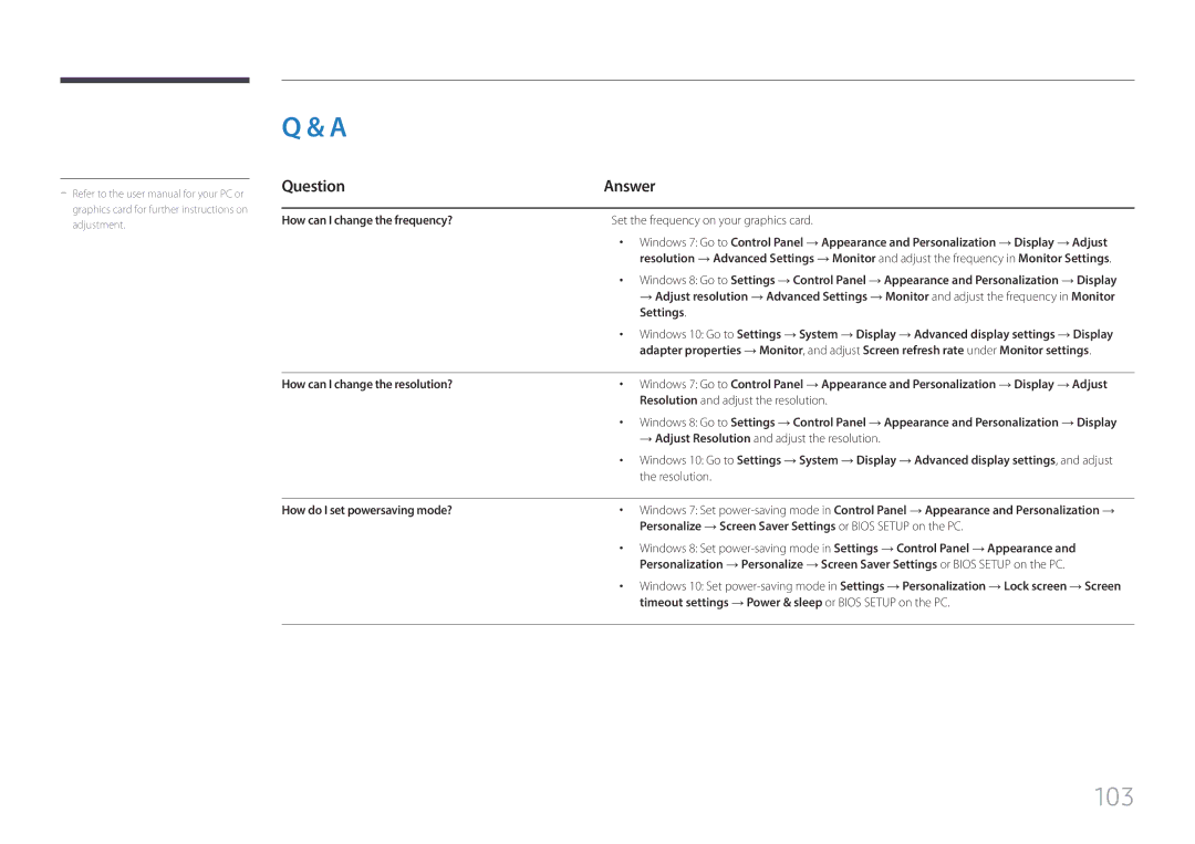 Samsung LH85QMFPLGC/CH, LH85QMFPLGC/EN, LH85QMFPLGC/UE, LH85QMFPLGC/XV manual Question Answer 