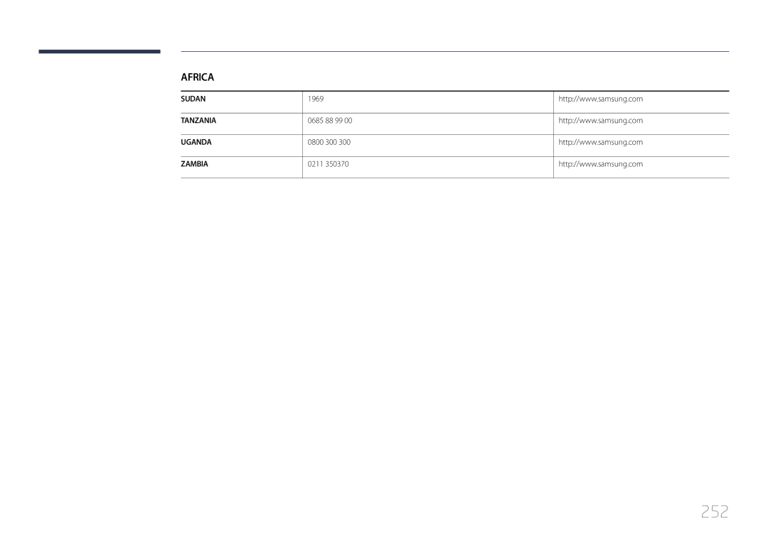 Samsung LH95MECPLBC/EN, LH95MECPLBC/UE, LH95MECPLBC/NG, LH95MECPLBC/HD, LH95MECPLBC/XY 252, 1969, 0685 88 99, 0800 300, 0211 