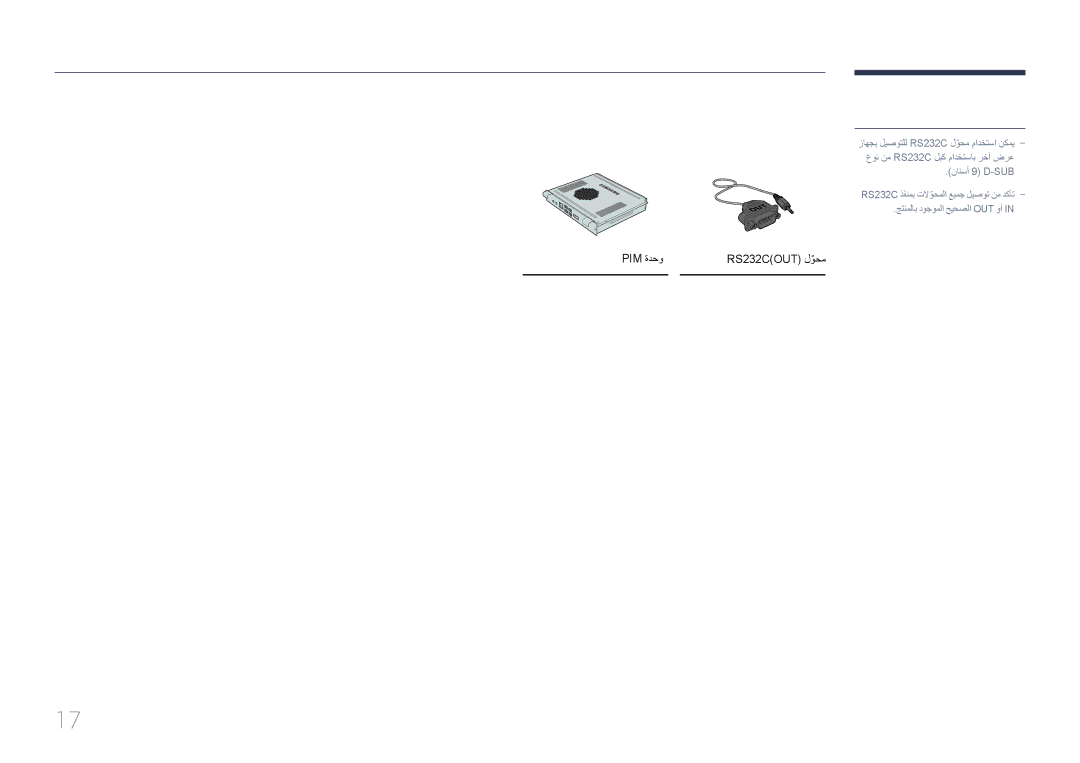 Samsung LH95MECPLBC/UE, LH95MECPLBC/EN, LH95MECPLBC/NG, LH95MECPLBC/HD manual Pim ةدحو 