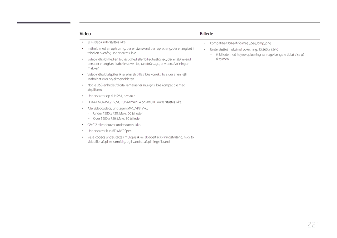 Samsung LH95MECPLBC/EN manual 221, Video 