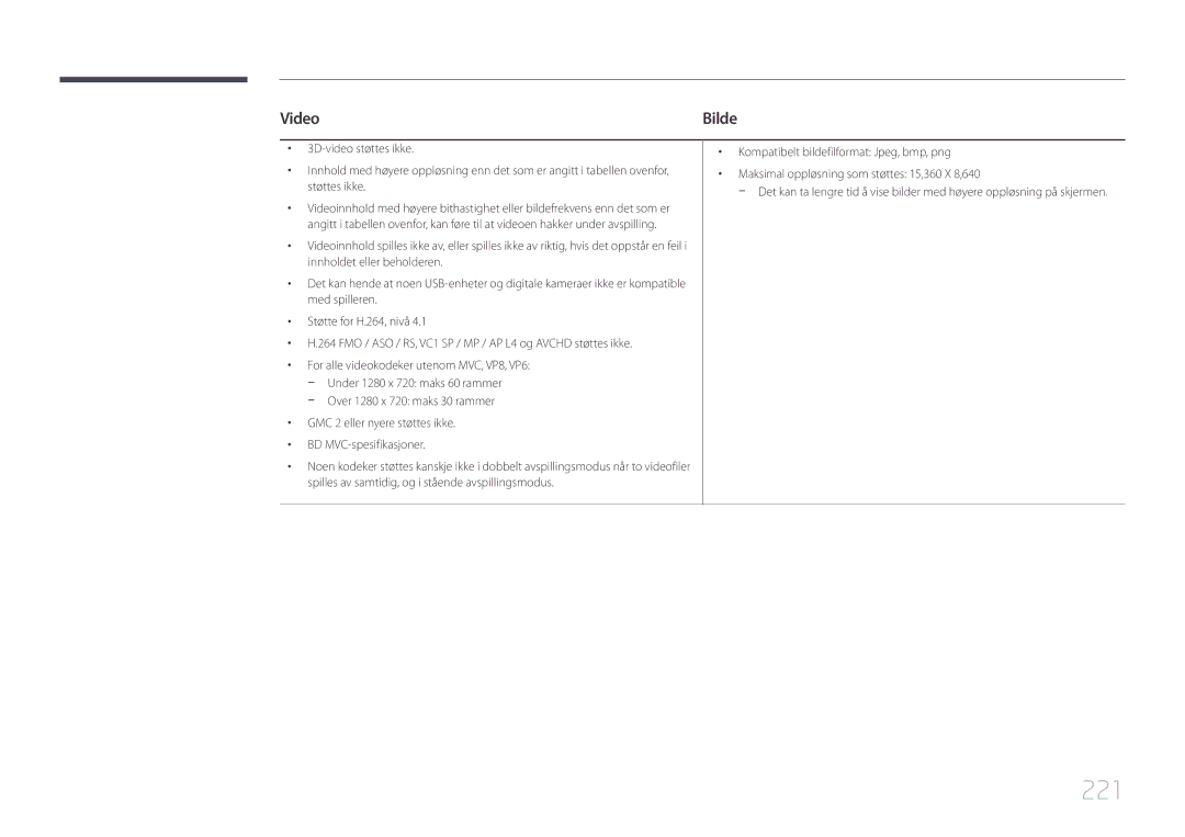 Samsung LH95MECPLBC/EN manual 221, Video 