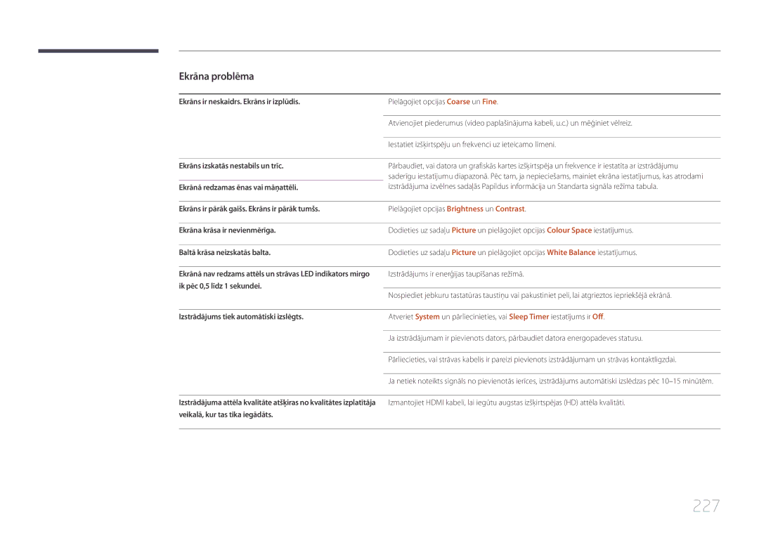 Samsung LH95MECPLBC/EN manual 227 