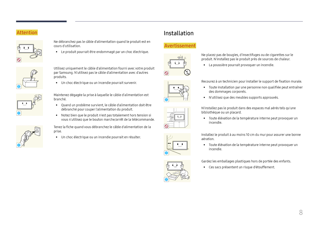 Samsung LH75QMFPLGC/EN, LH98QMFPLGC/EN, LH98QMFPBGC/EN manual Installation 