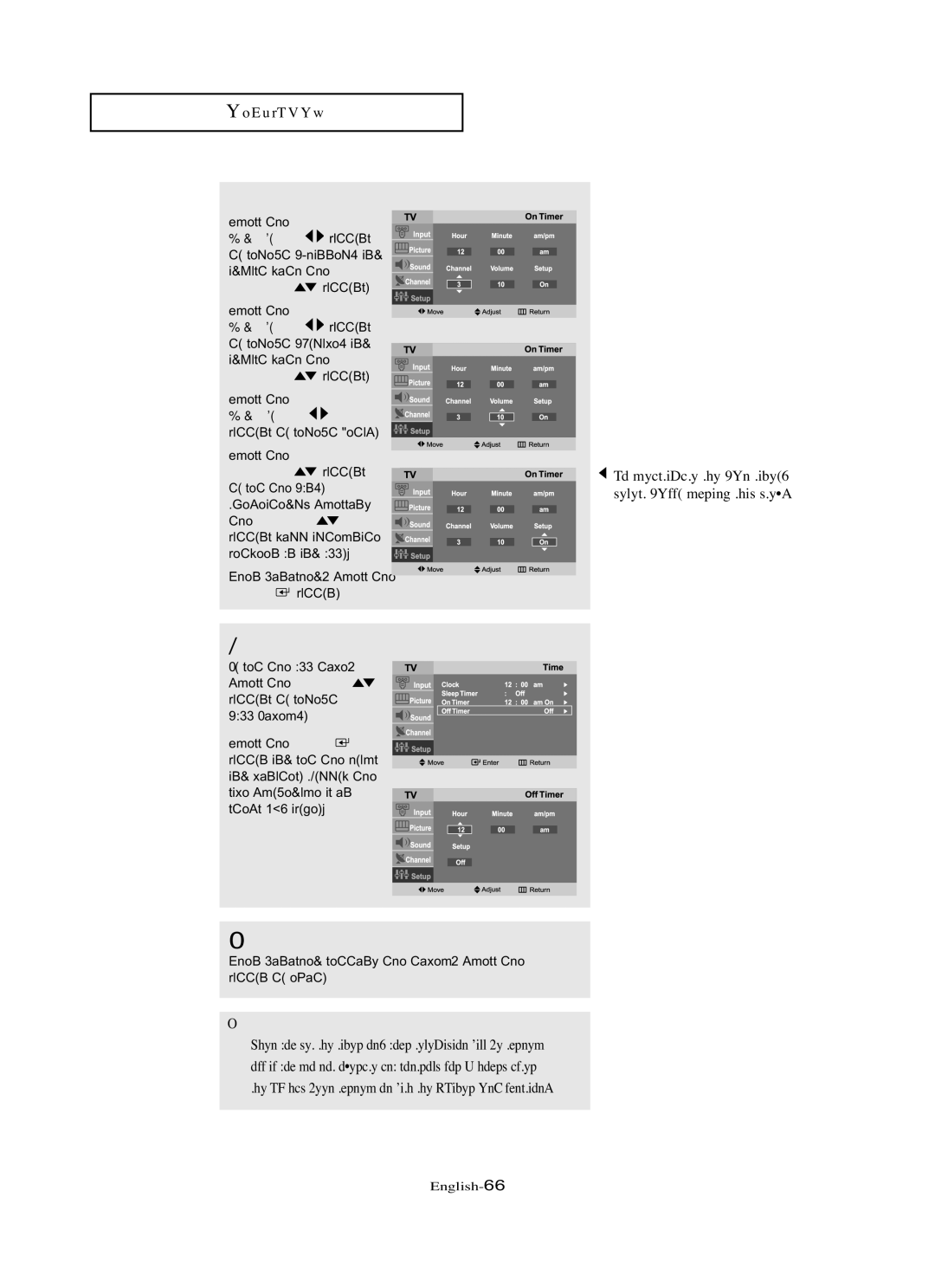 Samsung LN-R1742 manual Auto Power Off 