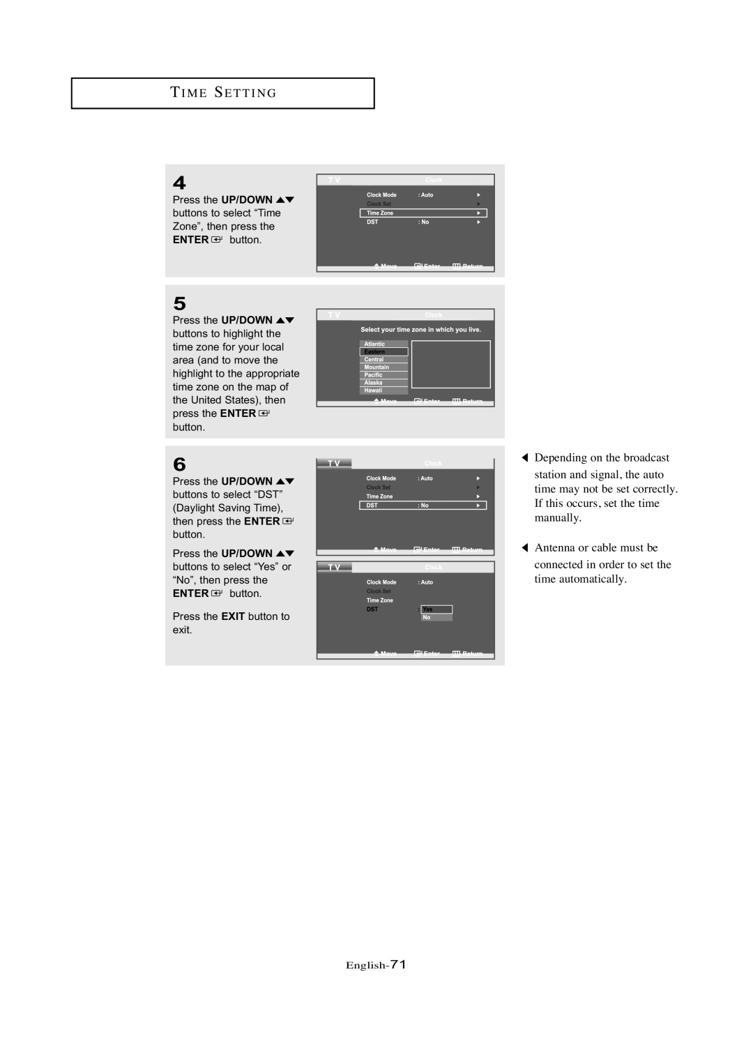 Samsung LN-R377D manual English-71 