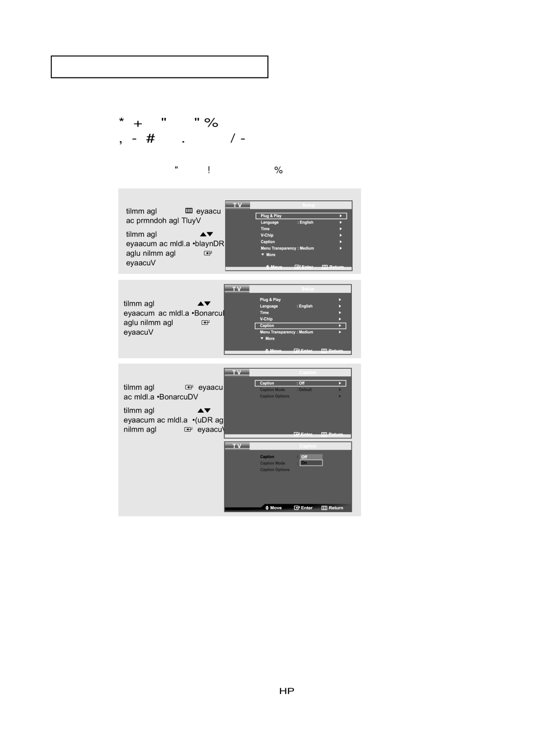 Samsung LN-R377D manual Viewing Closed Captions On-Screen Text Messages Digital 