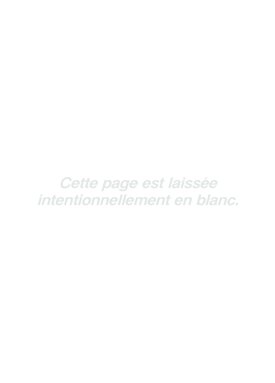 Samsung LN-S2341W manual Cette page est laissée Intentionnellement en blanc 