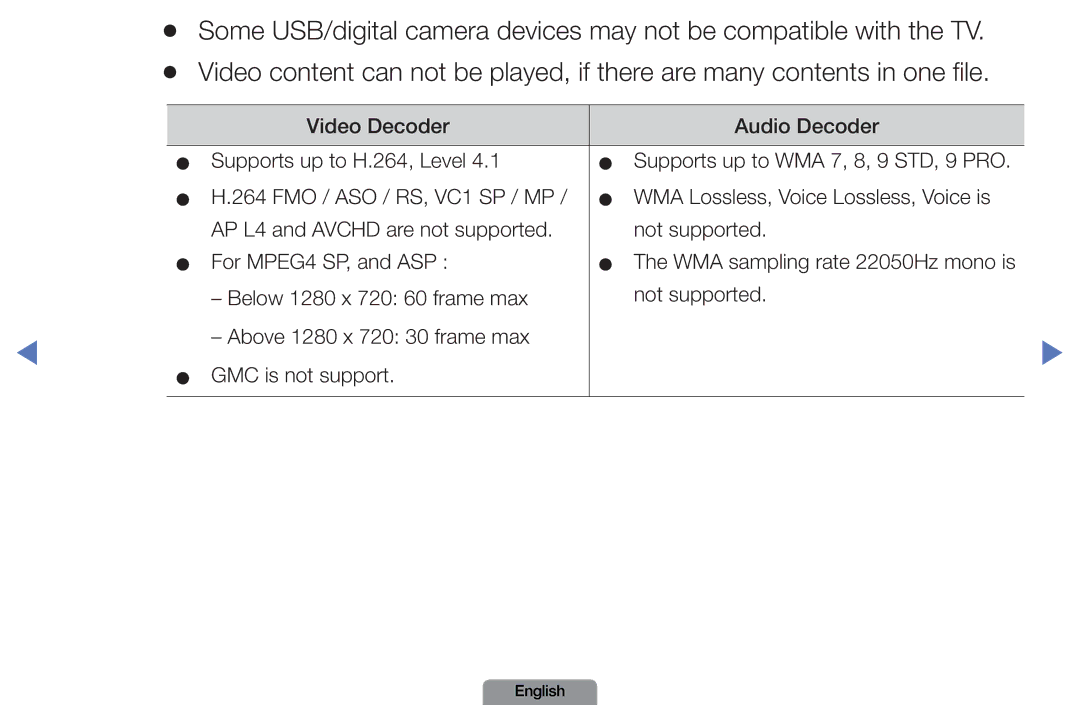 Samsung LN37D550, LN26D450 manual English 