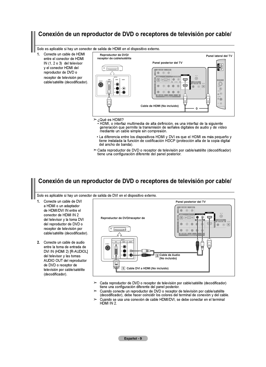 Samsung LN32A450C1 user manual Español  