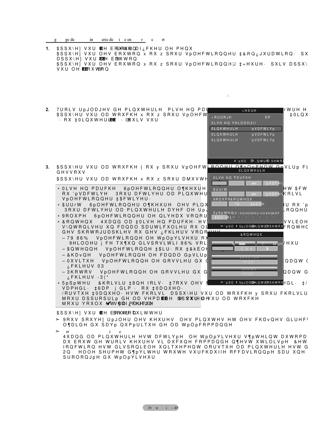 Samsung LN40A630M1F user manual Réglage de la minuterie de mise en marche/arrêt, Arrêt automatique, Antenne, Câble 