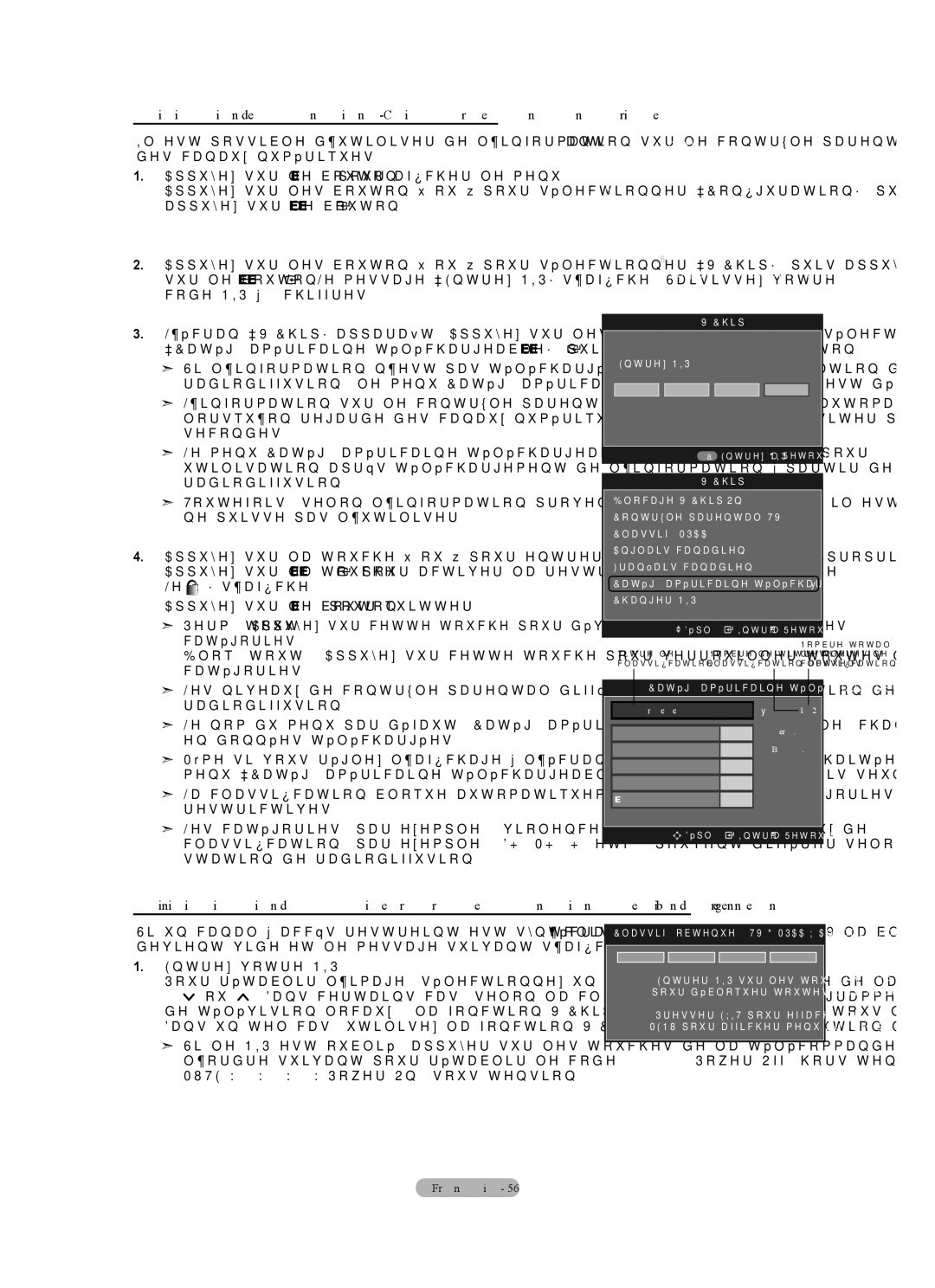 Samsung LN40A630M1F user manual Chip Blocage V-Chip Contrôle parental TV Classif. Mpaa 