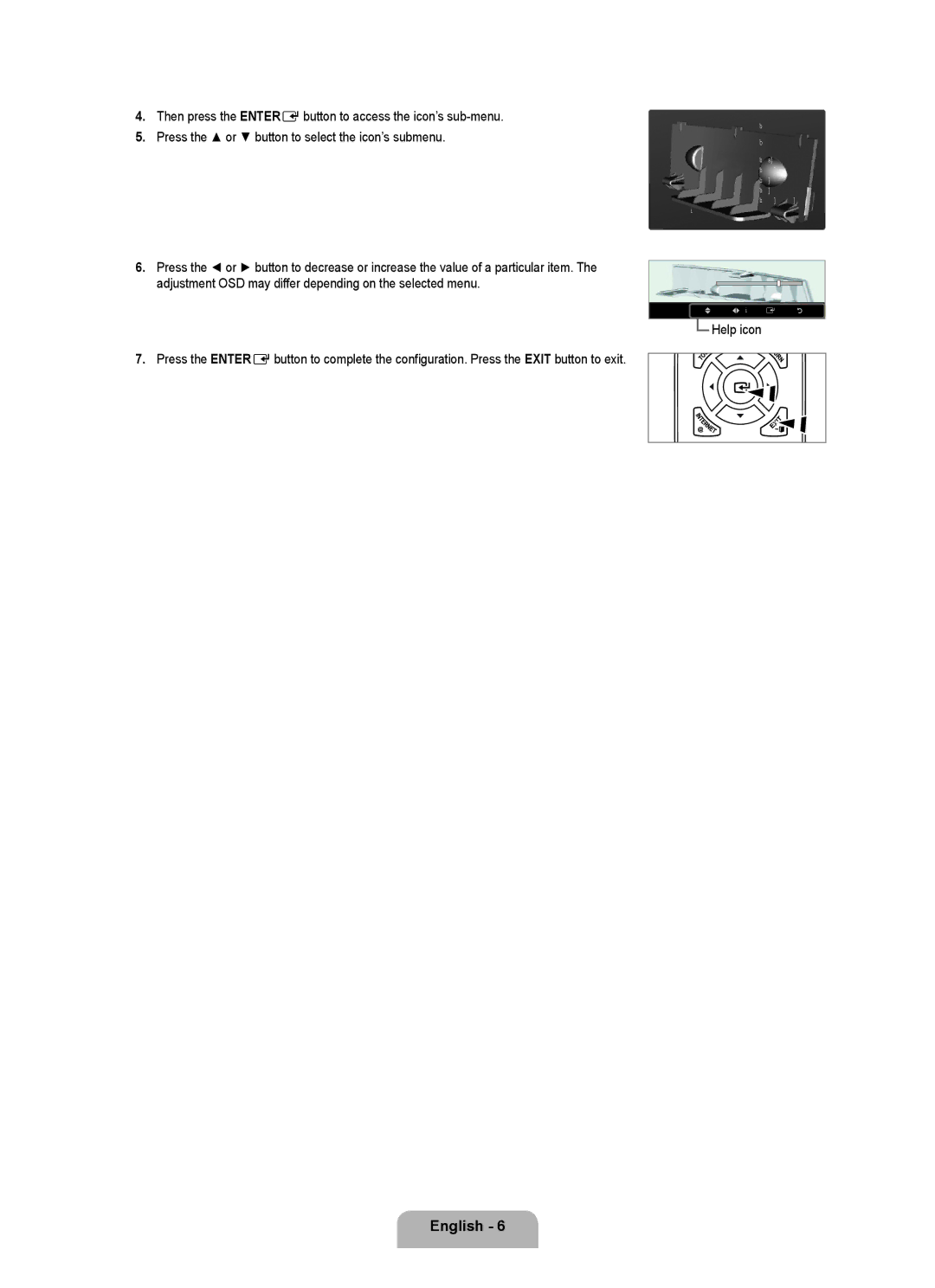 Samsung LN40B750, LN46B750 user manual Help icon, Backlight 